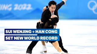 NEW WORLD RECORD: Sui Wenjing + Han Cong | Figure Skating Beijing 2022 Highlights