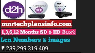 VIDEOCON D2H SD & HD 1,3,6,12 Months prices,Lcn numbers,images  mnrtechplansinfo.com | Plans posters