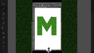 How to add grass around text or shape in Adobe Photoshop |  #learnwithshakil