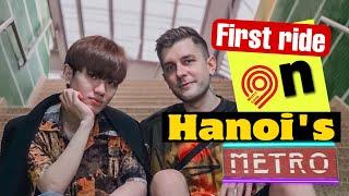 Gay couple tries out Hanoi's first metro line (Sub VN/EN)