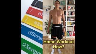 Home workout with Sergunata  Resistance Bands