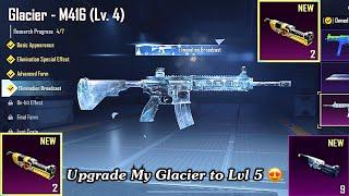 Bgmi Material Pack Opening 568 uc | How to get material in bgmi | upgrade M4 glacier to Lvl 5 #bgmi