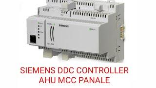 SIEMENS BMS SYSTEMATICS DDC CONTROLLER IO MODULE EXPLAIN AHU CONTROLING MCC PANALE DETALS