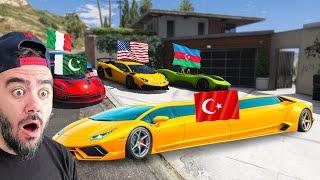 FRANKLIN GARAJINA ÜLKELERIN SPOR ARABASINI KOYDU - GTA 5 MODS