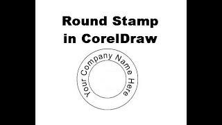 04 -CorelDraw 9 Projects - How to Make Round Stamp in CorelDraw? - Lunar Computer College