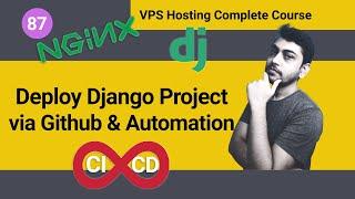 Deploy Django Project via Github and Automate Deployment Nginx VPS