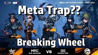 IVL: Tournament Breaking Wheel⁠—Meta Trap or S-tier? | MRC vs GG | Identity V League [Eng Sub]