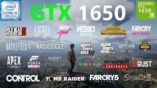GTX 1650 Test in 25 Games