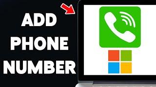 How To Add Phone Number In Microsoft Account 2025 | Update Security Info On Microsoft