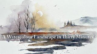 A Watercolour Landscape in Thirty Minutes
