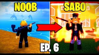 SABO CONSIGUE SU SOMBRERO CONTRA 3 BESTIAS MARINAS DE NOOB a SABO BLOX FRUITS EP.6