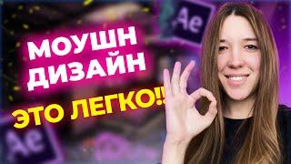 Основы моушн дизайна с нуля. Урок #1. Практика в After Effects для начинающих