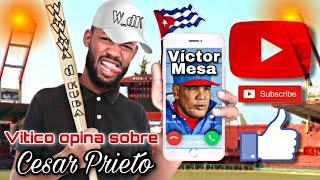 Víctor Mesa en Videollamada con El WaWaWá d Kuba. Vitico habla de Cesar Prieto.