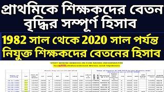 primary teachers salary calculators pdf and excel sheet according to date of joining and post