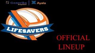 GENERIKA-AYALA LIFESAVERS OFFICIAL LINEUP (PSL GRAND PRIX 2020)