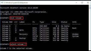 Format USB or corrupted drives with DiskPart