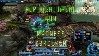 SWTOR - PVP Rishi Arena Win Madness Sorcerer