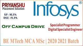 Infosys Off Campus Hiring 2020 2021 | Infosys Off Campus Drive | Infosys recruitment 2021