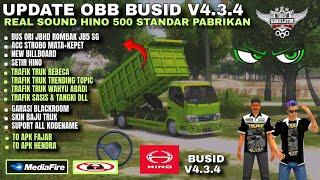 SHARE OBB BUSSID V4.3.4 SOUND HINO 500 STANDAR PABRIK | NEW TRAFIK