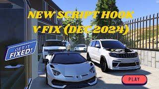 HOW TO FIX NEW SCRIPT HOOK V UPDATE FROM CRASHING/LOADING GTA V (DECEMBER 2024)