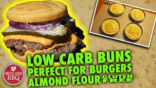 Low Carb Almond Flour Buns - Keto Diet - Perfect for Burgers