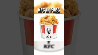 KFC in PUBG + Real Life  #pubg #pubgshorts #kfc