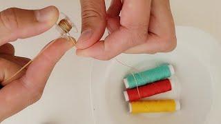 You have to know this brilliant sewing trick - Tricks & Hacks - Colorful seam - Nähtinchen