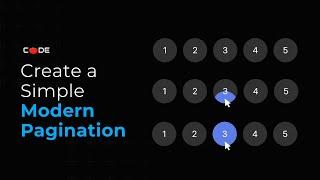 Create a Modern Pagination – HTML & CSS Tutorial