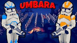 TABS Clones vs Clones on UMBARA! - Totally Accurate Battle Simulator: Star Wars Clone Wars Mod