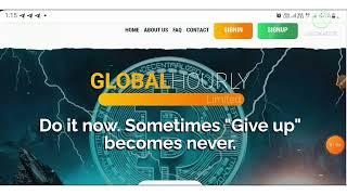 Globalhourly .com online hyip investment site is not paying | #scam_alert #hyipsdaily