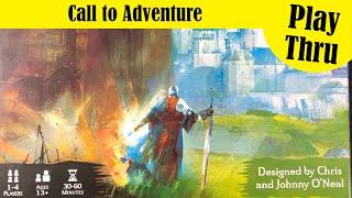 Call to Adventure board game - Solo Play Thru