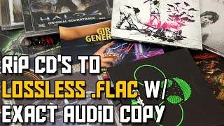 How to Rip CDs to .FLAC using Exact Audio Copy (Lossless)