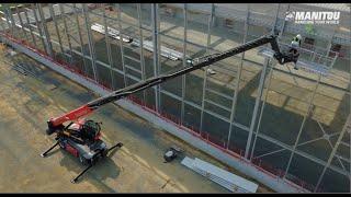 Manitou MRT Vision+ Rotating Telehandler 3-in-1 Jobsite Performance