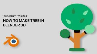 How to make low poly tree in Blender 3D