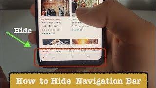 How To Hide Bottom Navigation Bar Buttons On Samsung Galaxy S8 S8+ Note 8