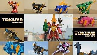 All DX Gattai Zyuden Sentai Kyoryuger 2013! DX 獣電戦隊キョウリュウジャー! Power Rangers Dino Charge Megazord!