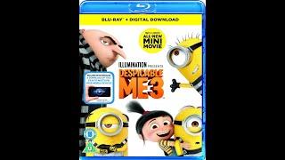 Opening/Closing To Despicable Me 3 2017 Blu-ray (UK Copy)