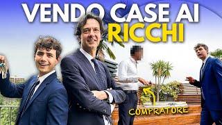 VENDERE case ai RICCHI: 24 ore da Agente Immobiliare di LUSSO - Giorno di Prova