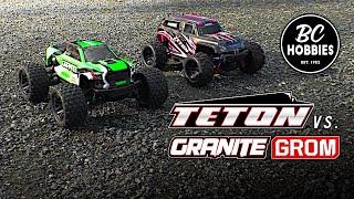 LaTrax Teton vs. Arrma Granite Grom: Mini Monster Truck Showdown