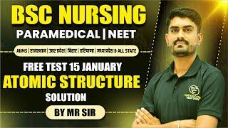 BSC NURSING CHEMISTRY FREE BOOSTER TEST SOLUTION | BSC NURSING CHEMISTRY PYQ SOLUTION | BY MR SIR