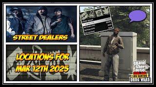 GTA Street Dealers Location For March 12th 2025 | GTA 5 Online | Drug Wars DLC