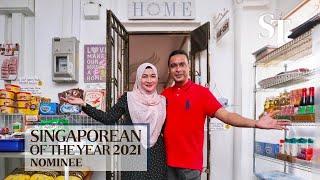 Offering groceries to the needy | Riqmah Kindness Corner | Singaporean of the Year 2021 nominee