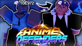 Spending 100,000 GEMS in Anime Defenders... (I GOT REALLY LUCKY)