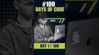  100 Days of Code – Day 1/100 | My Coding Journey Begins!  #100daysofcode  #nst  #coding