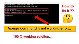 Mongo command is not working/found in MongoDB 6.0+ || MongoDB error fix