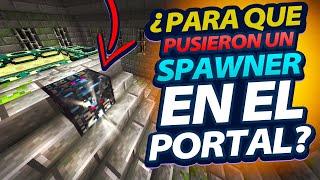 ¿Para que pusieron UN SPAWNER DE SILVERFISH en el Portal?