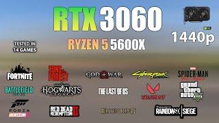 RTX 3060 : Test in 16 Games At 1440p - RTX 3060 1440p Gaming in 2023
