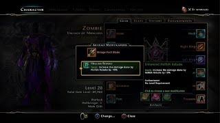 Neverwinter Endgame Warlock build cap all stats