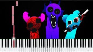 How to Play "Sprunki 1996 (Horror)" on Piano