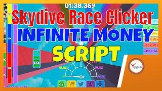 Skydive Race Clicker Script GUI | Infinite Money | Max Rebirth And Auto Win